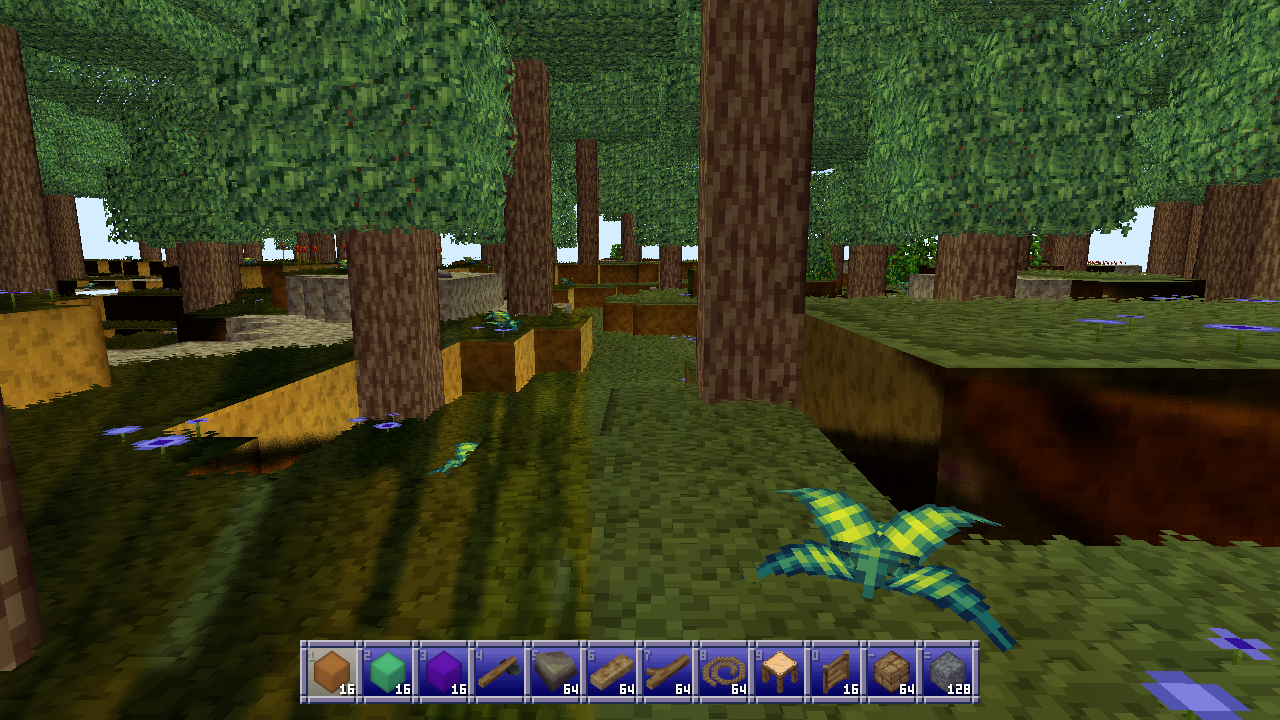 Reflective gold grass with nonsensical reflections