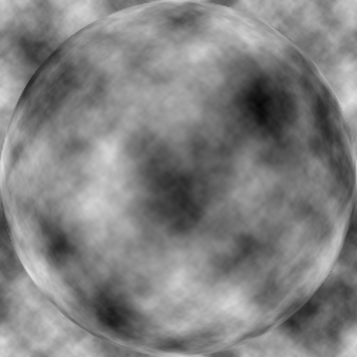 Perlin noise with spherize filter
